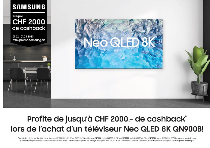Cashback Samsung Neo QLED 8K